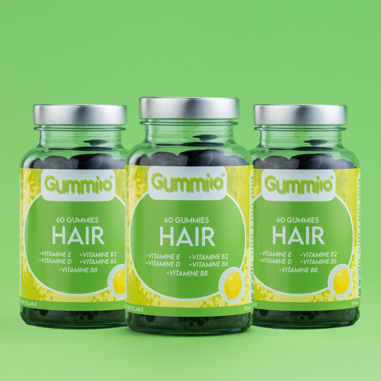 Pack 3 mois Gummies cheveux et peau