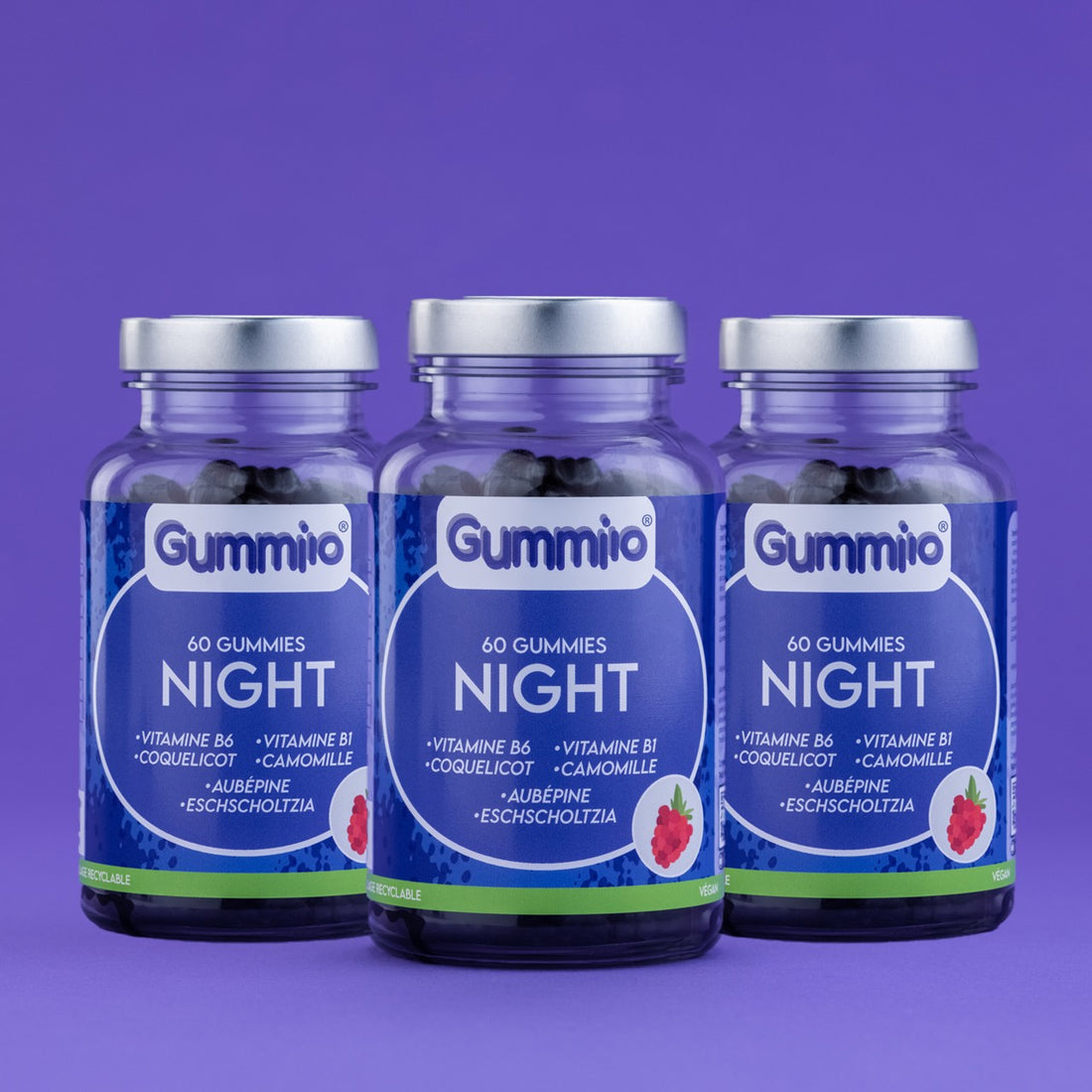 Pack 3 mois Gummies nuit